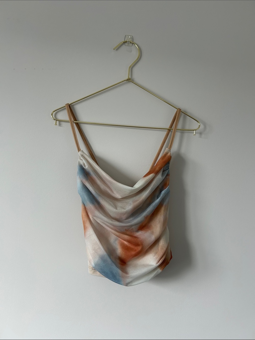 SHEIN Cowl Neck Crop Top